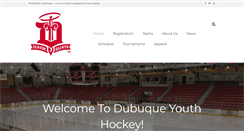Desktop Screenshot of dubuquehockey.org